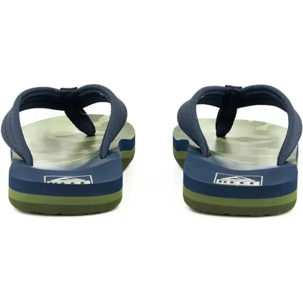 imageREEF UnisexChild Kids Ahi FlipFlopNavyCamo