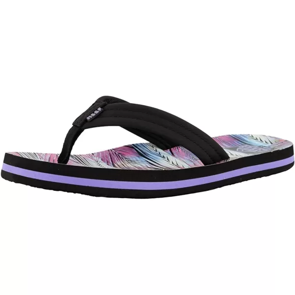 imageREEF UnisexChild Kids Ahi FlipFlopPalm Fronds