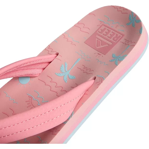 imageREEF UnisexChild Kids Ahi FlipFlopPink Oasis