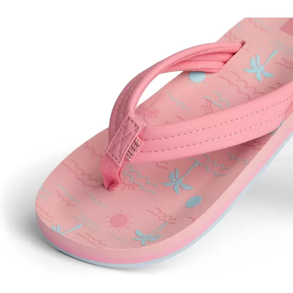 imageREEF UnisexChild Kids Ahi FlipFlopPink Oasis