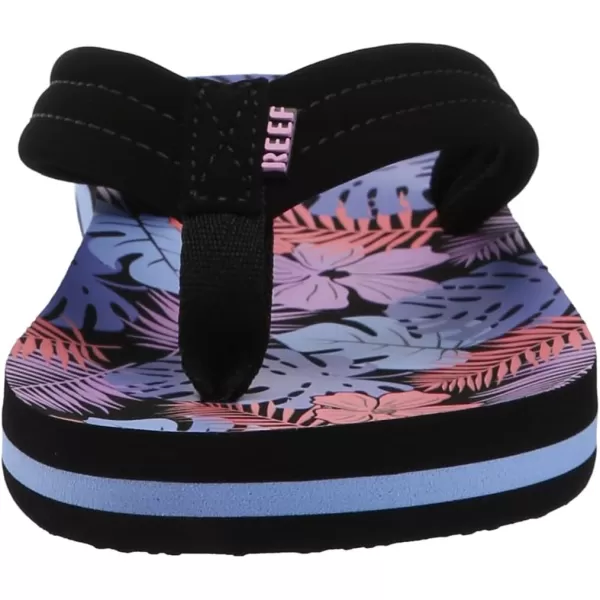 imageREEF UnisexChild Kids Ahi FlipFlopPurple Fronds