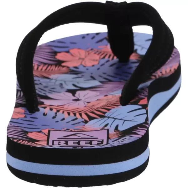 imageREEF UnisexChild Kids Ahi FlipFlopPurple Fronds