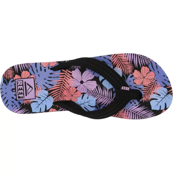 imageREEF UnisexChild Kids Ahi FlipFlopPurple Fronds