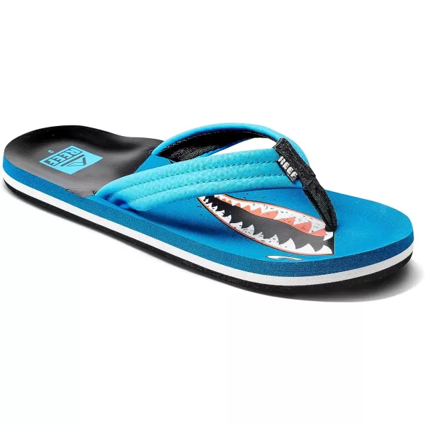 imageREEF UnisexChild Kids Ahi FlipFlopSharky Ocean
