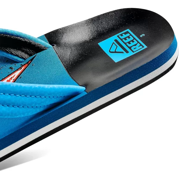 imageREEF UnisexChild Kids Ahi FlipFlopSharky Ocean
