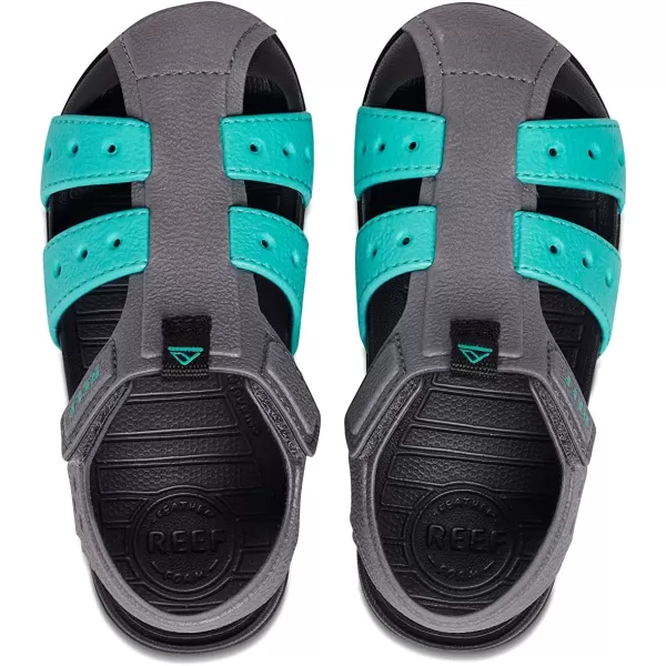 imageREEF UnisexChild Kids Ahi FlipFlopSun and Ocean