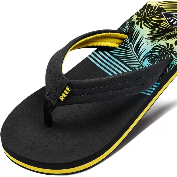 imageREEF UnisexChild Kids Ahi FlipFlopTropical Nights