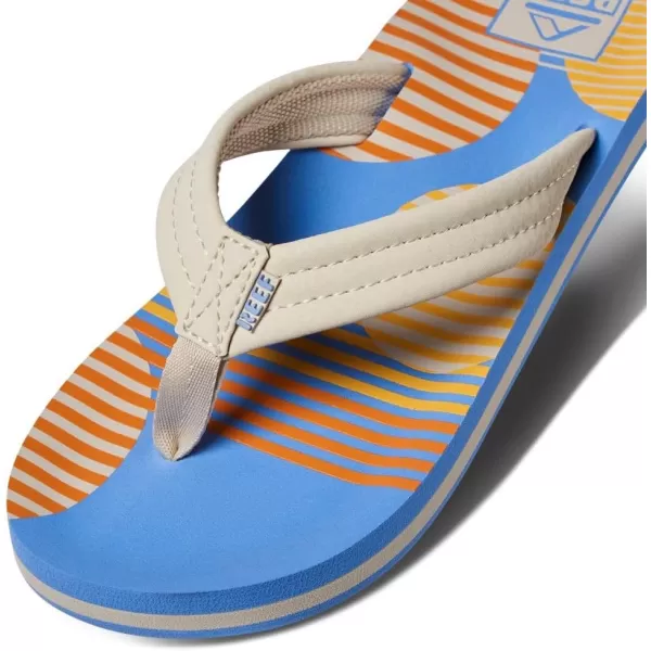 imageREEF UnisexChild Kids Ahi FlipFlopVintage Circle Stripe