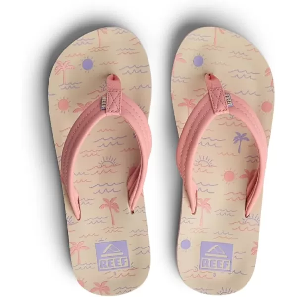 imageREEF UnisexChild Kids Ahi FlipFlopVintage Oasis