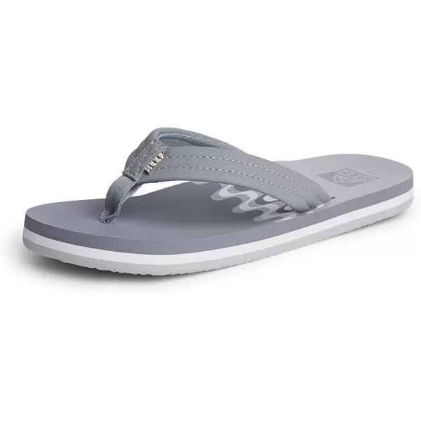 imageREEF UnisexChild Kids Ahi FlipFlopGroovy Grey