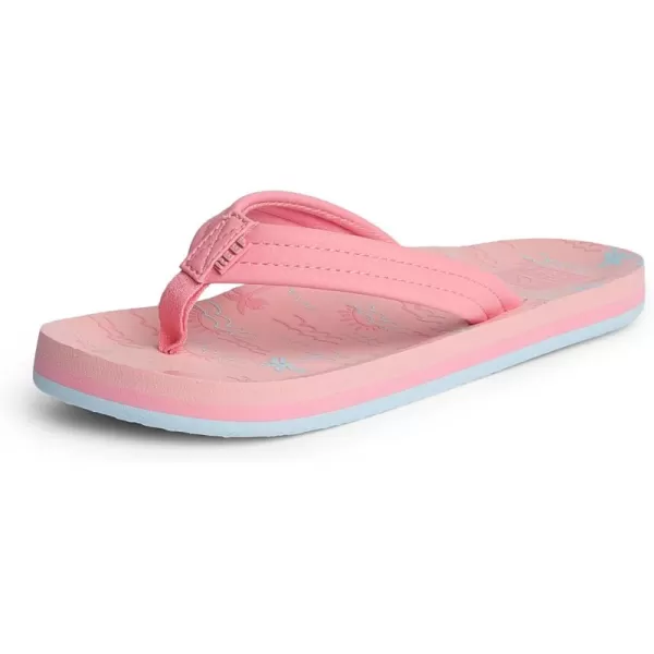 imageREEF UnisexChild Kids Ahi FlipFlopPink Oasis