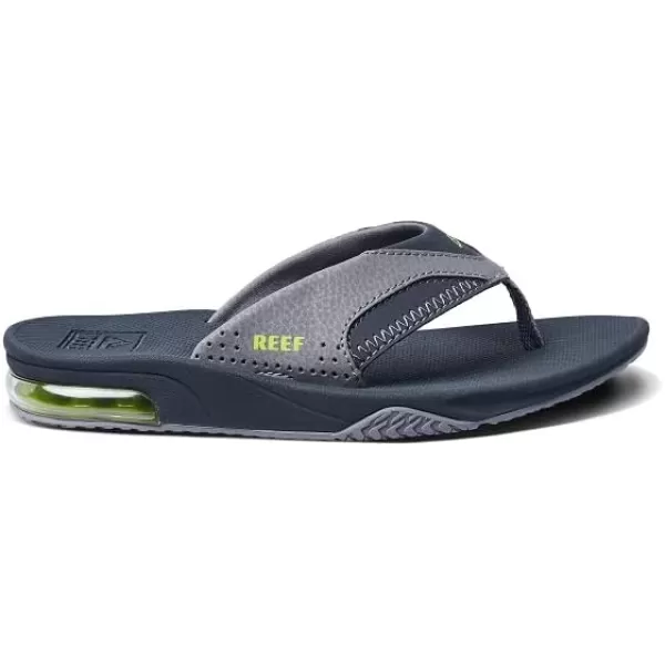 imageREEF Kids Fanning Flip Flop Arch Support Durable Outsole Water FriendlyGreyVolt