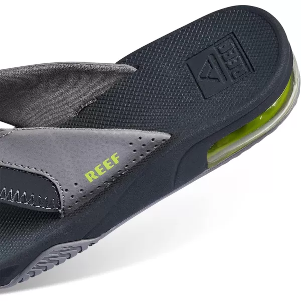 imageREEF Kids Fanning Flip Flop Arch Support Durable Outsole Water FriendlyGreyVolt