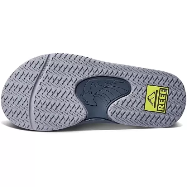 imageREEF Kids Fanning Flip Flop Arch Support Durable Outsole Water FriendlyGreyVolt