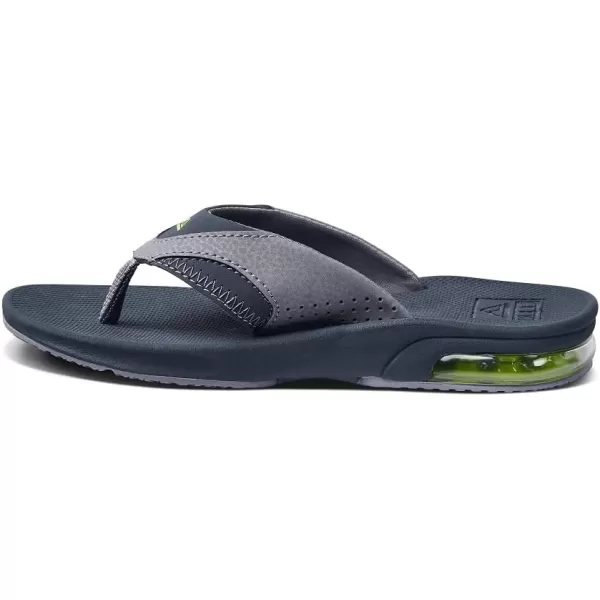 imageREEF Kids Fanning Flip Flop Arch Support Durable Outsole Water FriendlyGreyVolt