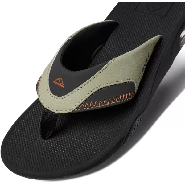 imageREEF Kids Fanning Flip Flop Arch Support Durable Outsole Water FriendlyOliveSudan