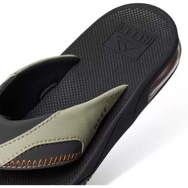 imageREEF Kids Fanning Flip Flop Arch Support Durable Outsole Water FriendlyOliveSudan