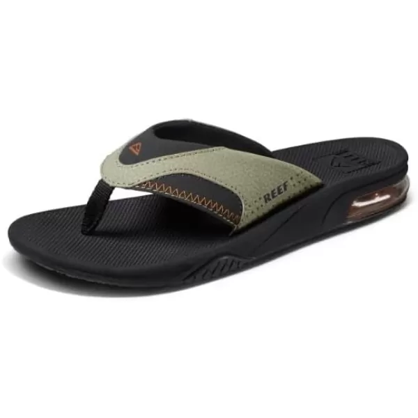 imageREEF Kids Fanning Flip Flop Arch Support Durable Outsole Water FriendlyOliveSudan