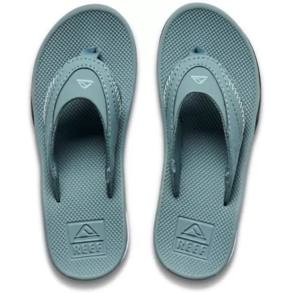 imageREEF Kids Fanning Flip Flop Arch Support Durable Outsole Water FriendlyStormy Sea