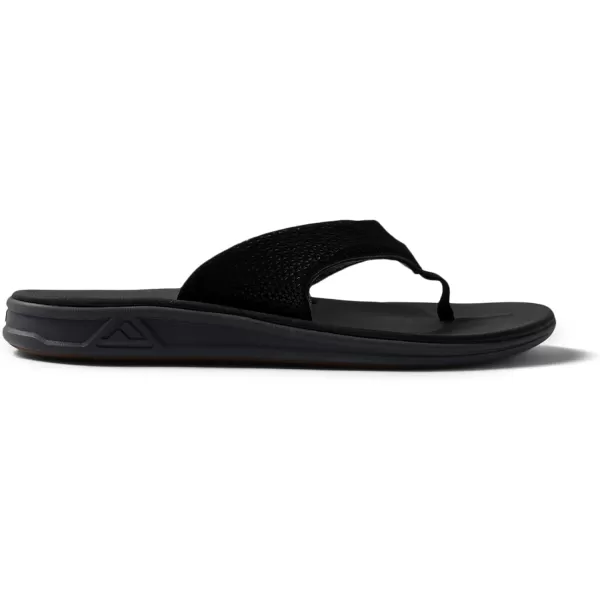 imageREEF Rover Mens Flip Flop Supportive ampamp Ultra Soft Footbed Durable Non Marking OutsoleBlack