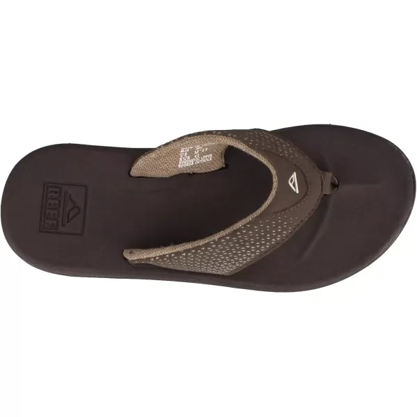 imageREEF Rover Mens Flip Flop Supportive ampamp Ultra Soft Footbed Durable Non Marking OutsoleBrown