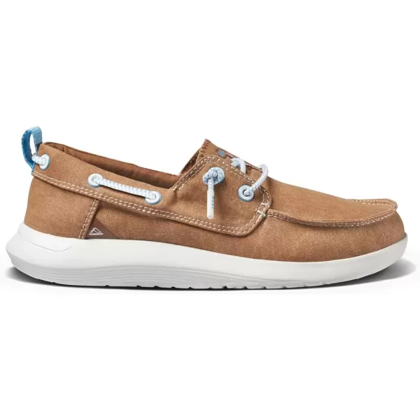 imageREEF Swellsole Pier Boat Shoe Memory Foam Footbed Lightweight and FlexibleBrown