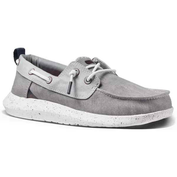 imageREEF Swellsole Pier Boat Shoe Memory Foam Footbed Lightweight and FlexibleGrey