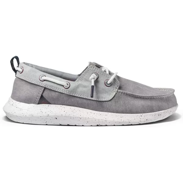 imageREEF Swellsole Pier Boat Shoe Memory Foam Footbed Lightweight and FlexibleGrey