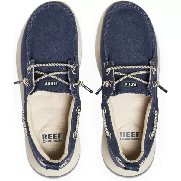 imageREEF Swellsole Pier Boat Shoe Memory Foam Footbed Lightweight and FlexibleNavy