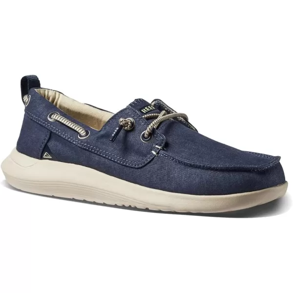 imageREEF Swellsole Pier Boat Shoe Memory Foam Footbed Lightweight and FlexibleNavy