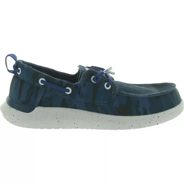 imageREEF Swellsole Pier Boat Shoe Memory Foam Footbed Lightweight and FlexibleNavyCamo