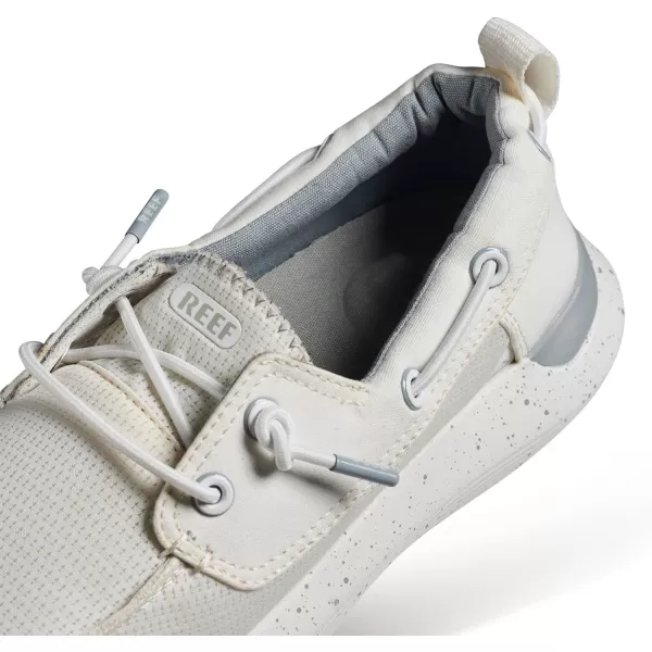imageREEF Swellsole Pier Boat Shoe Memory Foam Footbed Lightweight and FlexibleWhite Mesh