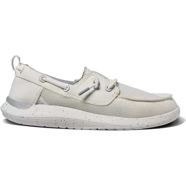 imageREEF Swellsole Pier Boat Shoe Memory Foam Footbed Lightweight and FlexibleWhite Mesh