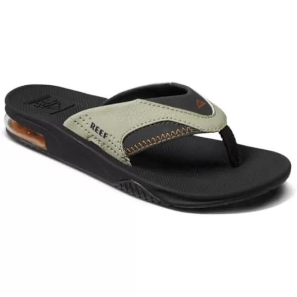 imageREEF Kids Fanning Flip Flop Arch Support Durable Outsole Water FriendlyOliveSudan