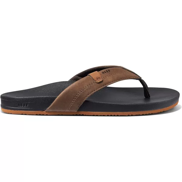 imageREEF Boys Kids Cushion Spring FlipFlopBlackBrown