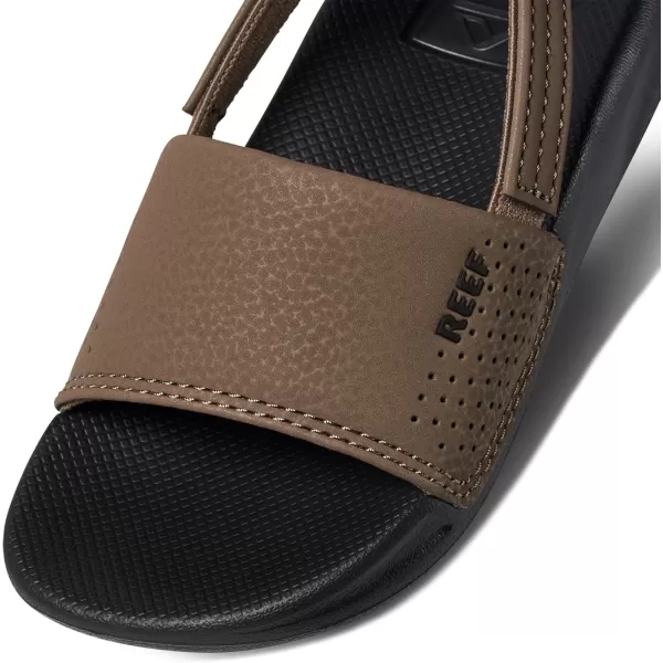 imageREEF Boys Little One Slide SandalBlackTan