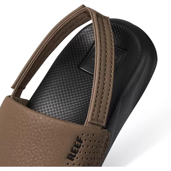 imageREEF Boys Little One Slide SandalBlackTan