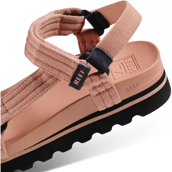 imageREEF Cushion Rem Hi Womens Platform Sandal Adjustable Strap Arch Support and Heel CuppingCork