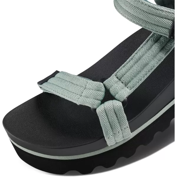 imageREEF Cushion Rem Hi Womens Platform Sandal Adjustable Strap Arch Support and Heel CuppingFrosty