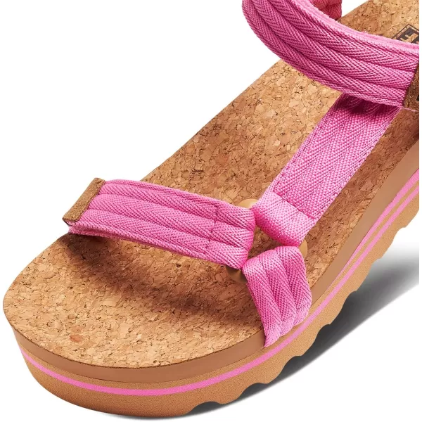 imageREEF Cushion Rem Hi Womens Platform Sandal Adjustable Strap Arch Support and Heel CuppingMalibu