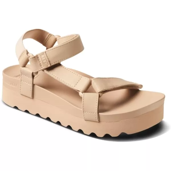 imageREEF Cushion Rem Hi Womens Platform Sandal Adjustable Strap Arch Support and Heel CuppingOasis