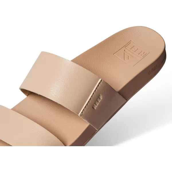 imageREEF Cushion Vista Womens Fashion Slide Sandal Vegan Leather Strap Ultra Soft Cushion FootbedOasis