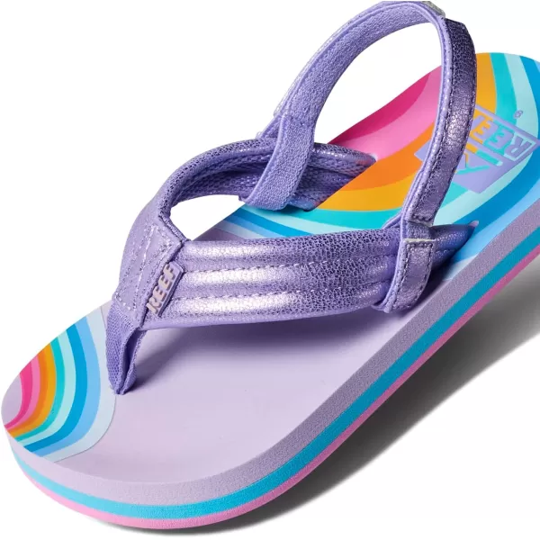 imageREEF Little Ahi UnisexChild Beach Flip Flop Soft Cushion Footbed Water Friendly BackstrapCandyland
