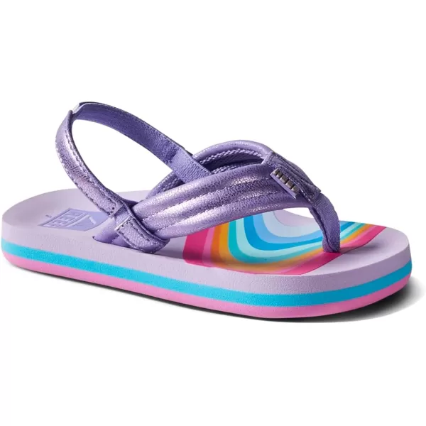 imageREEF Little Ahi UnisexChild Beach Flip Flop Soft Cushion Footbed Water Friendly BackstrapCandyland