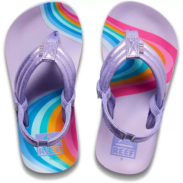 imageREEF Little Ahi UnisexChild Beach Flip Flop Soft Cushion Footbed Water Friendly BackstrapCandyland
