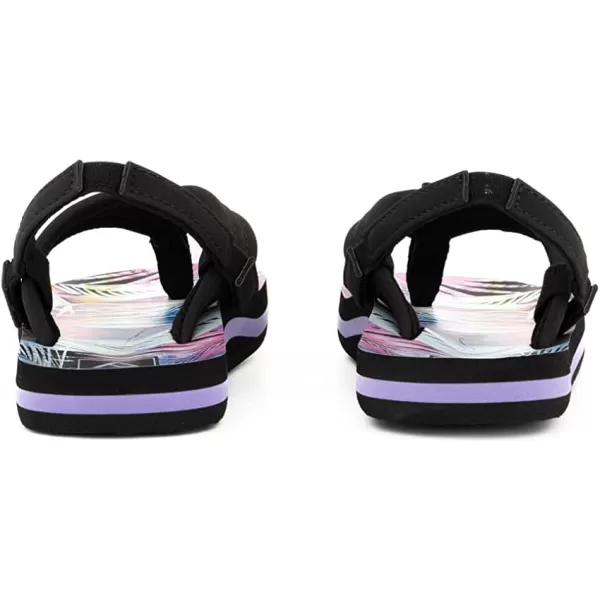 imageREEF Little Ahi UnisexChild Beach Flip Flop Soft Cushion Footbed Water Friendly BackstrapPalm Fronds