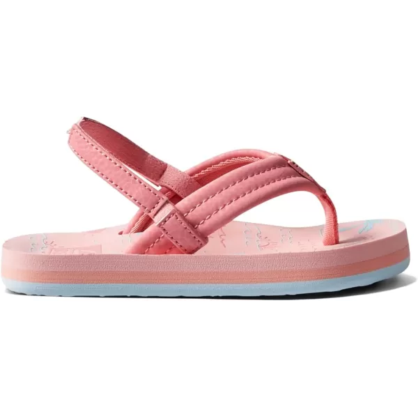 imageREEF Little Ahi UnisexChild Beach Flip Flop Soft Cushion Footbed Water Friendly BackstrapPink Oasis