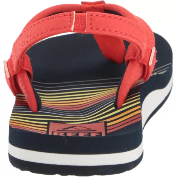 imageREEF Little Ahi UnisexChild Beach Flip Flop Soft Cushion Footbed Water Friendly BackstrapSunset 45