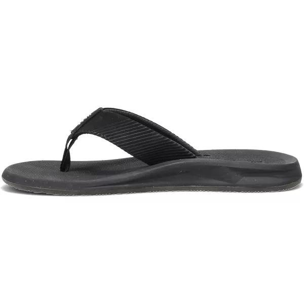 imageREEF Mens Phantom Ii FlipFlopBlackBlack