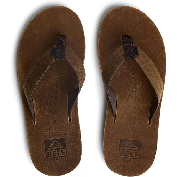 imageREEF Mens Voyage Le FlipFlopDark Brown